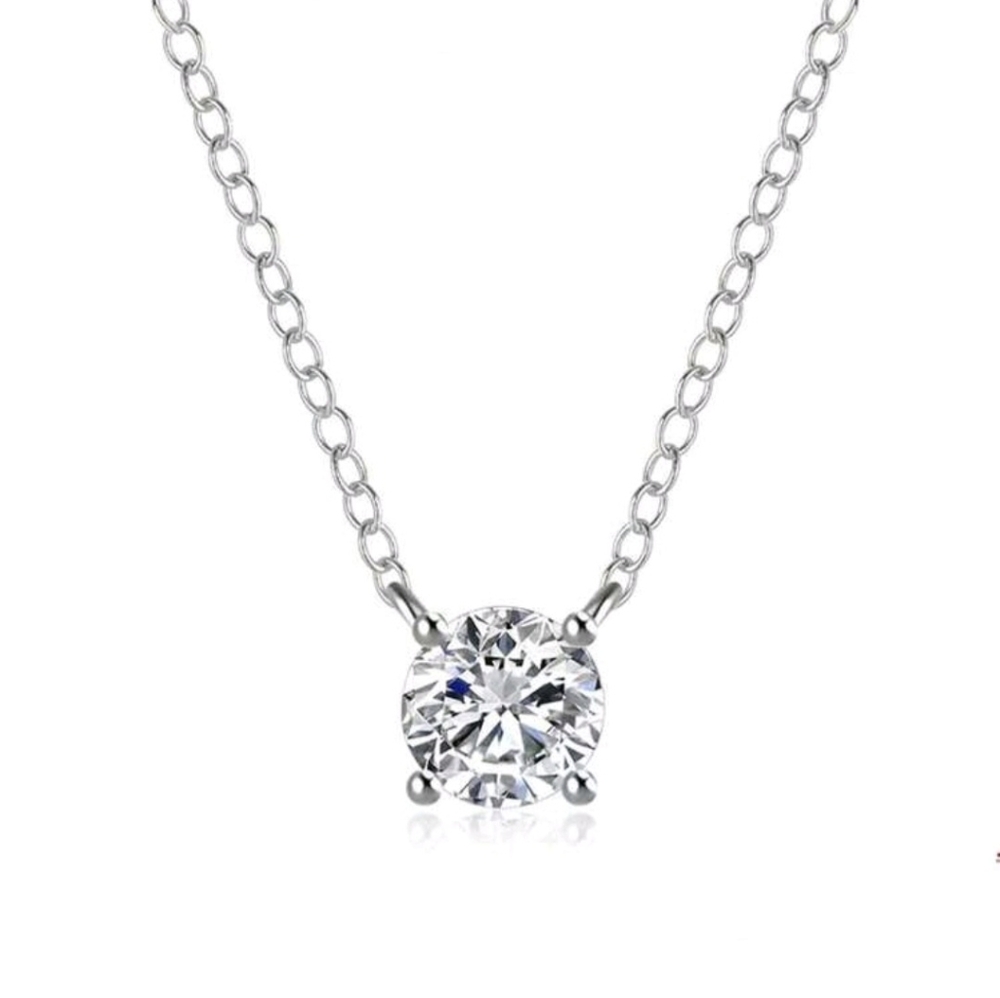🩶🩶NEW🩶🩶 STUNNUNG!! 1 Carat S925 D Color VVS1 Moissanite Necklace